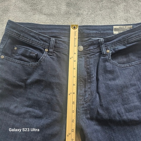 Men's, Buffalo David Bitton, dark denim jeans "JACK-X" slim straight,36x32, NWOT - Picture 5 of 12